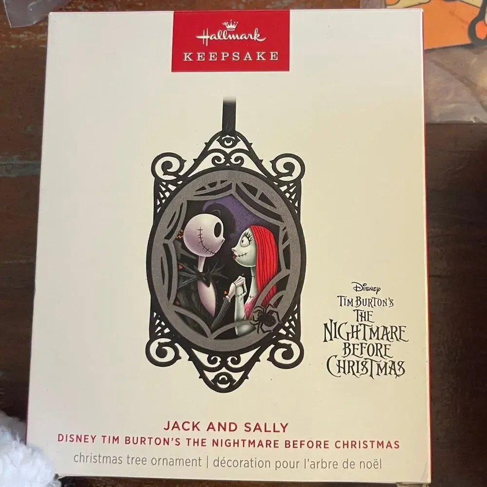 Disney Nightmare Before Christmas Sally & Jack Decoration LOT NWT
